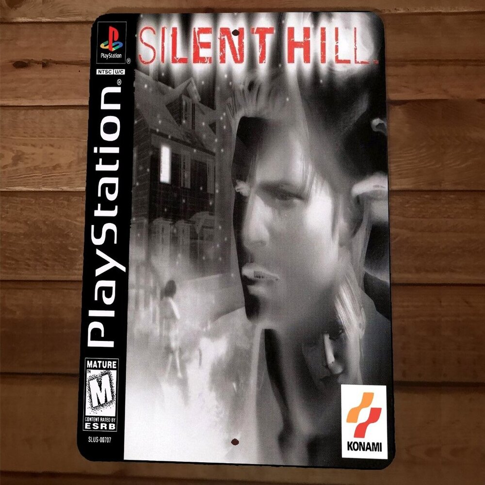 Silent Hill Cover‎ Art 8x12 Metal Wall Sign
